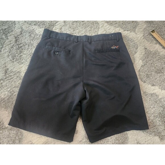 Men's Greg Norman for Tasso Elba Golf Shorts Deep Black Size 34 - Picture 3 of 6